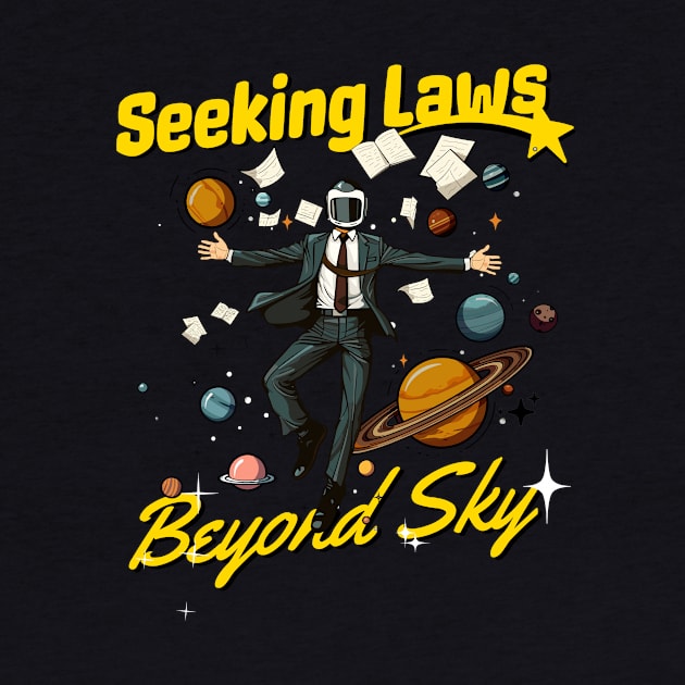 Seeking Laws Beyond Sky -  Space Lawyer by ToonSpace